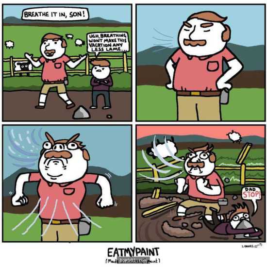 漫画幽默有趣风格,18个幽默漫画搞笑而又经典