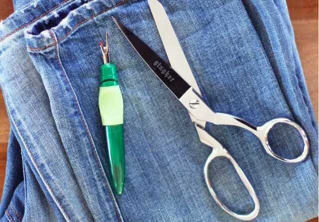 牛仔裤买来太长怎么办,男士牛仔裤裤腿怎么卷