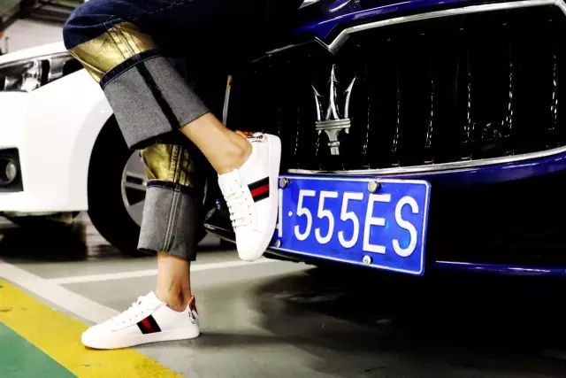 古琦印花小白鞋,古琦小白鞋同款