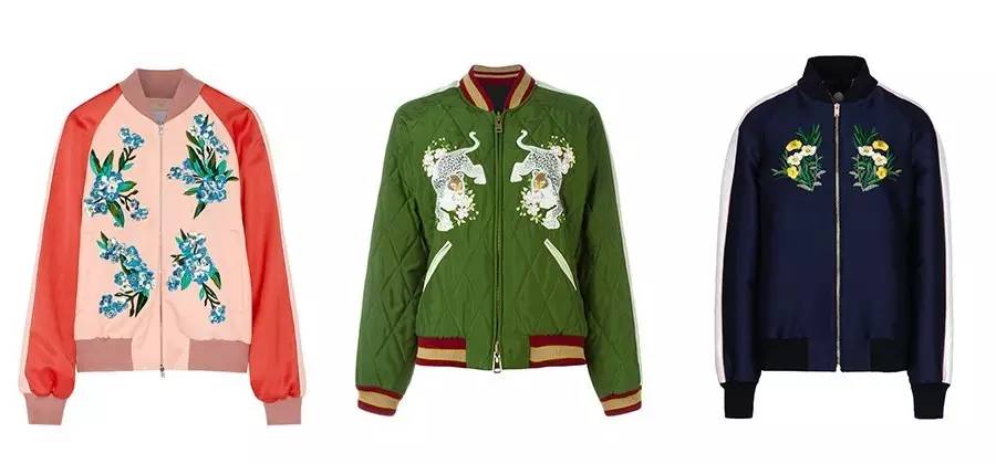 重磅刺绣夹克,朋克风刺绣夹克
