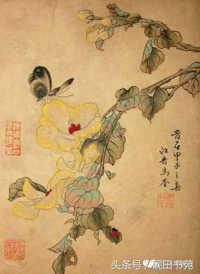 清·女画家马荃画作欣赏