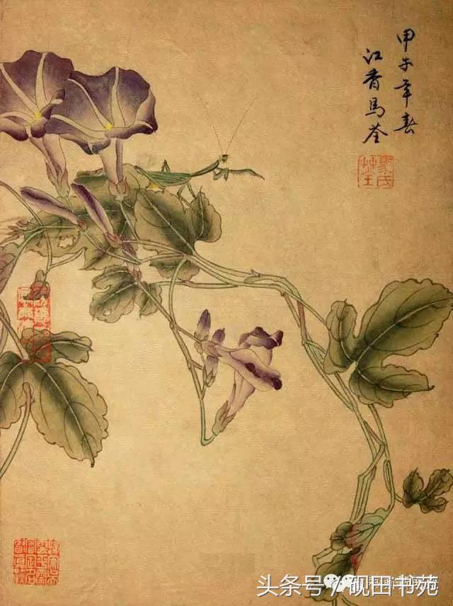 清·女画家马荃画作欣赏