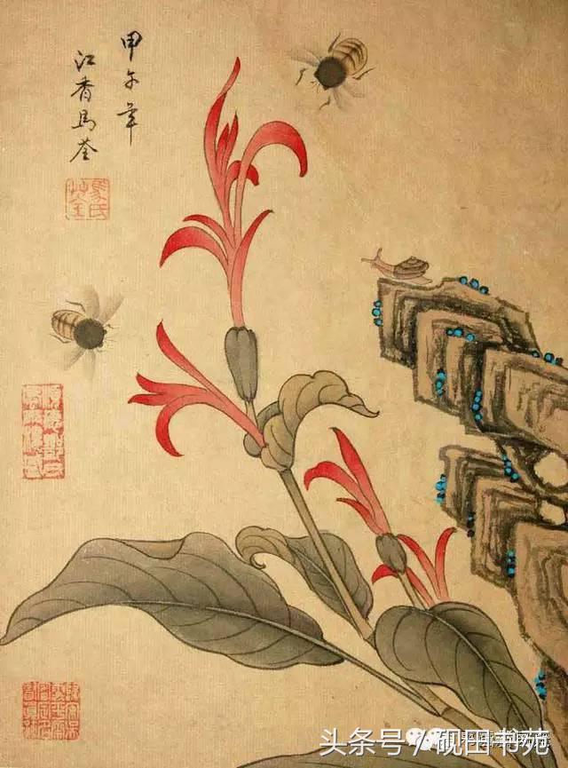 清·女画家马荃画作欣赏