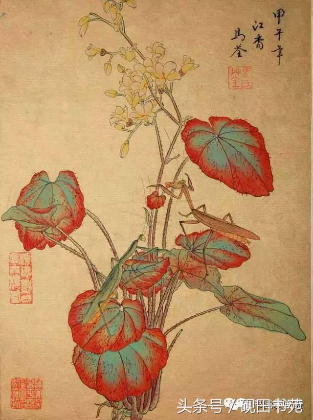 清·女画家马荃画作欣赏