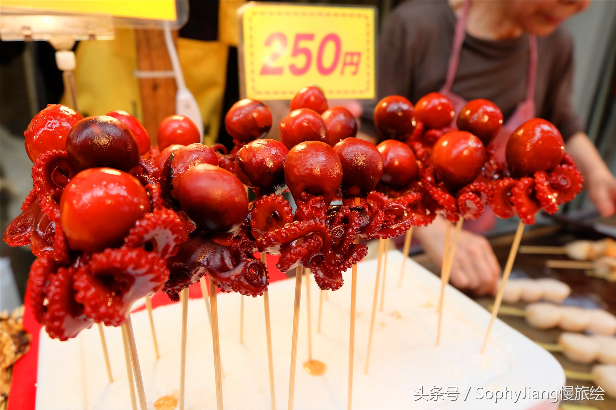 日本大黑门海鲜市场,日本大阪河豚