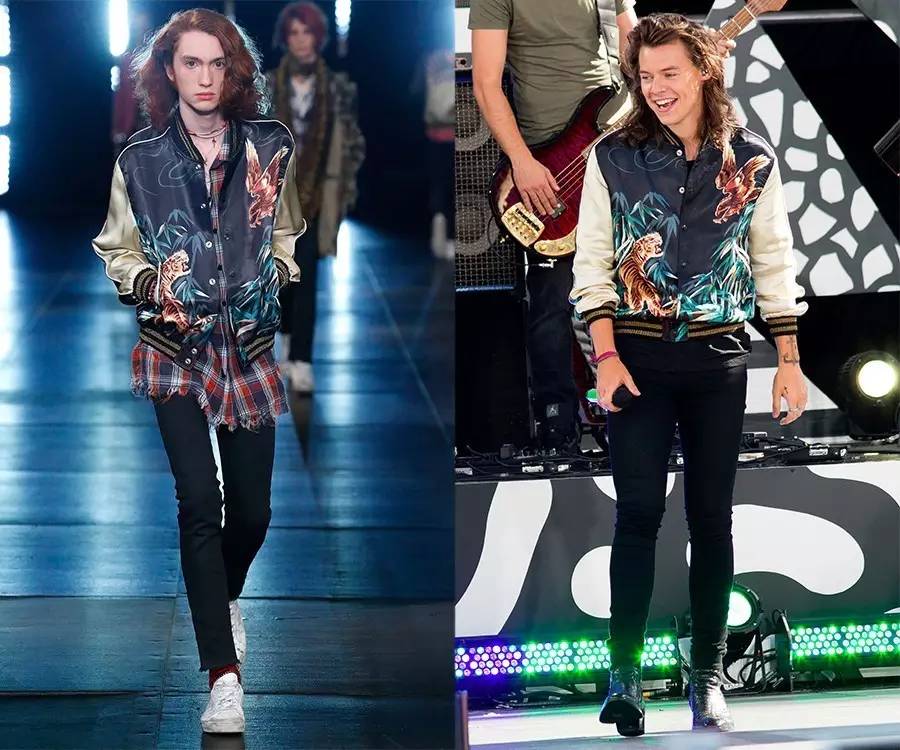 重磅刺绣夹克,朋克风刺绣夹克