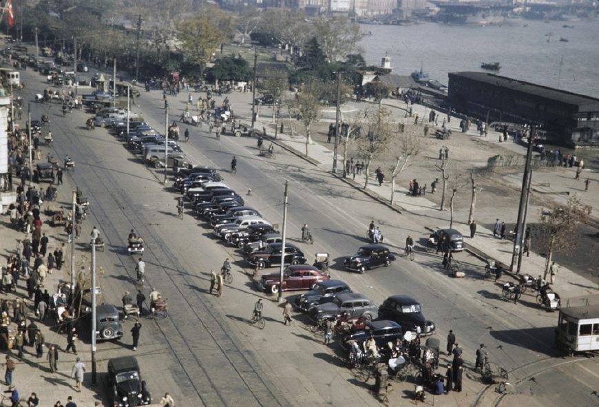 40年前的上海街景,回忆一下旧上海的风情