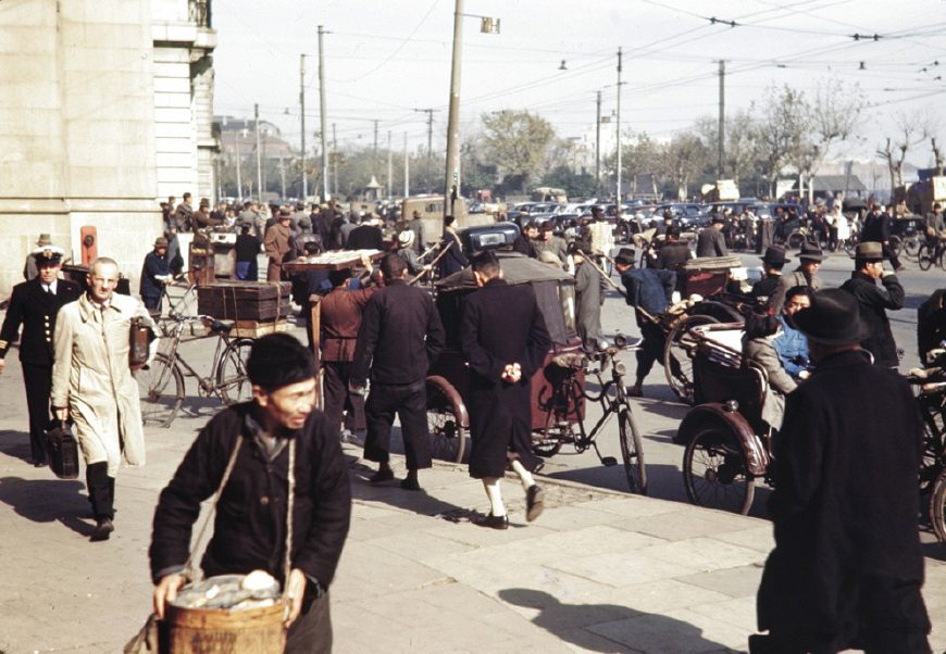 40年前的上海街景,回忆一下旧上海的风情