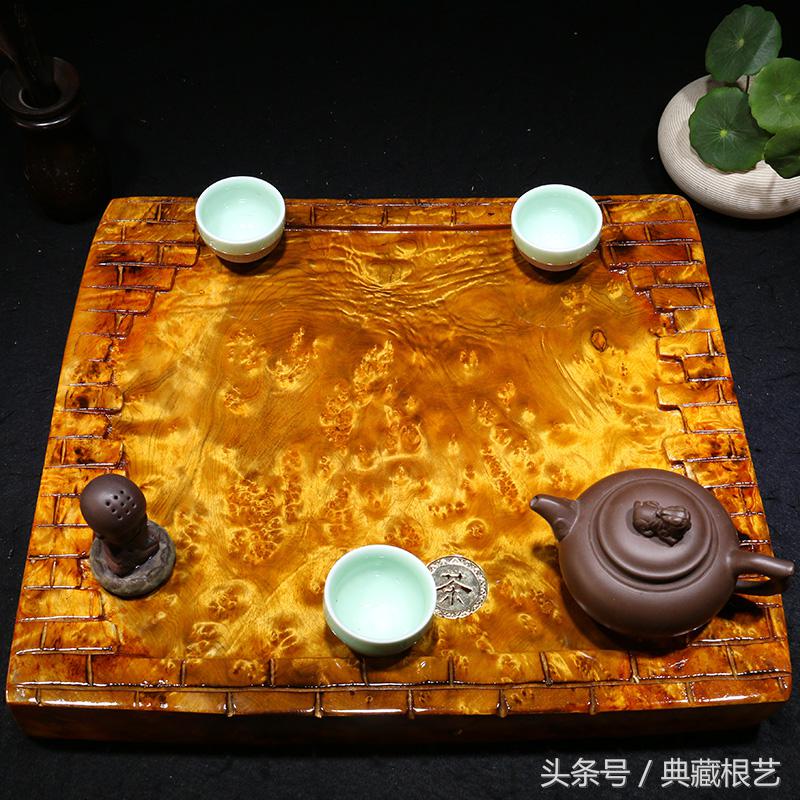 根雕茶盘怎么样清洁,家用实木茶盘根雕