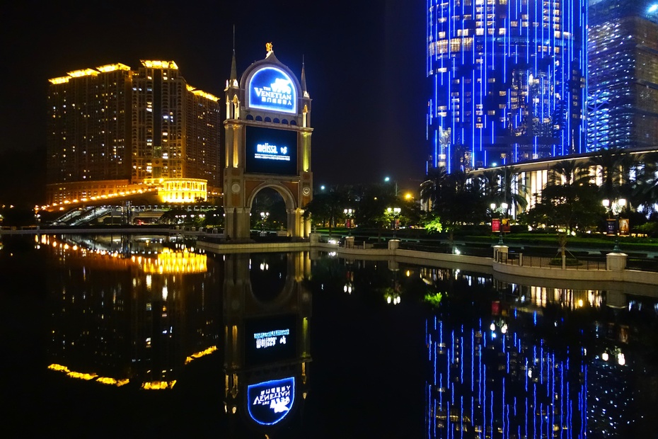 澳门威尼斯金碧光辉吗,澳门威尼斯人金碧光辉的大堂长廊