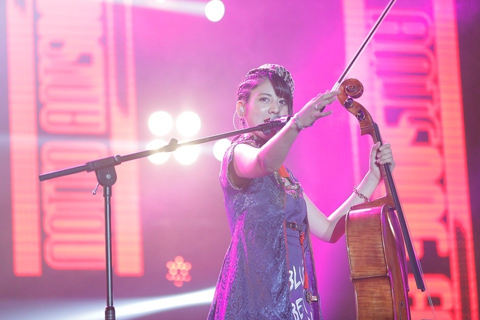 田所梓/分岛花音/奥井雅美麽多动漫音乐节采访