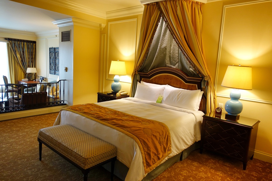 澳门威尼斯金碧光辉吗,澳门威尼斯人金碧光辉的大堂长廊