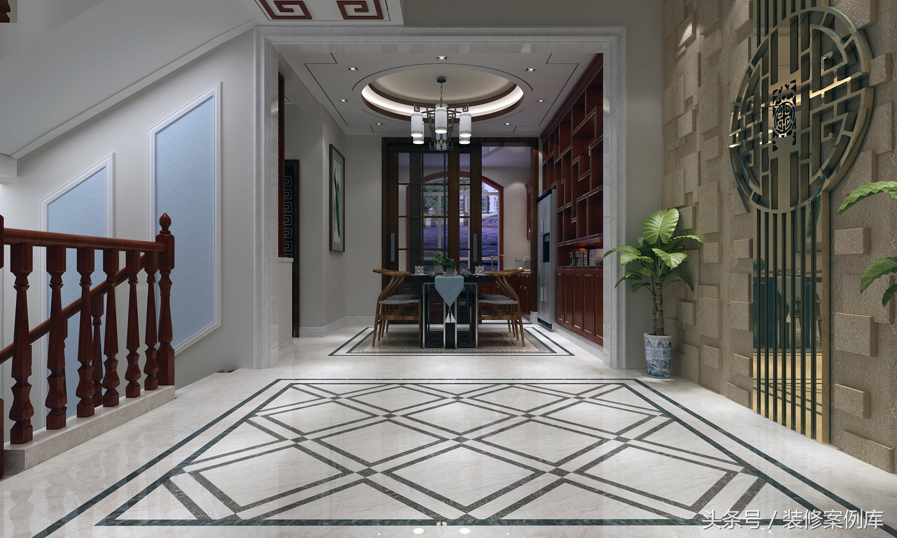 石家庄瑞府360平米别墅,石家庄瑞府三室装修