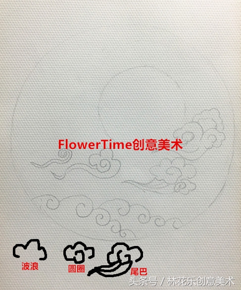 情满中秋素描,水粉画教程简单8-12岁秋天