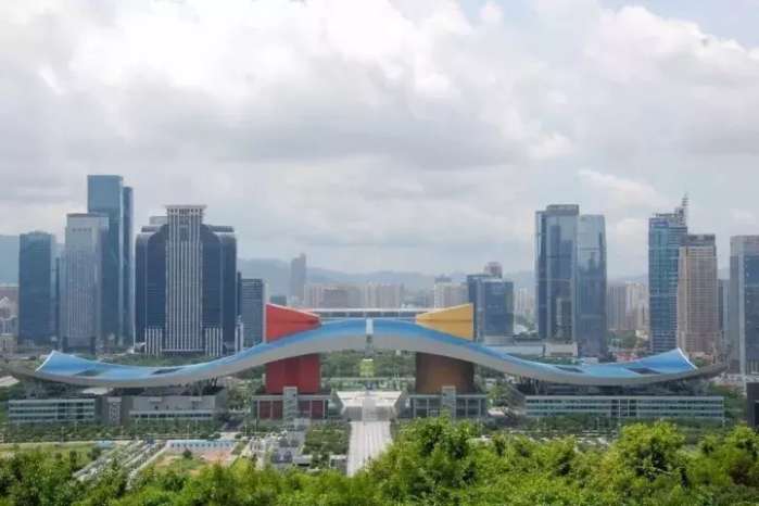 整个深圳城市沙盘模型,致敬深圳特区42年