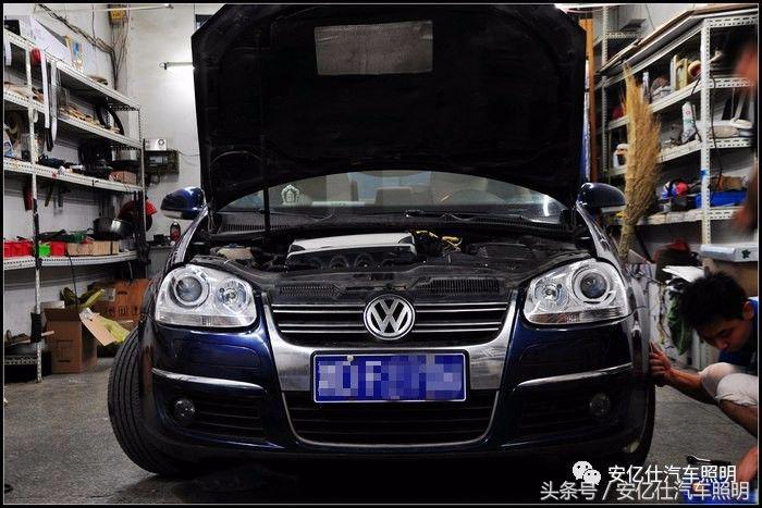 速腾改装氙气灯案例,老款速腾用道通如何改氙气灯模式