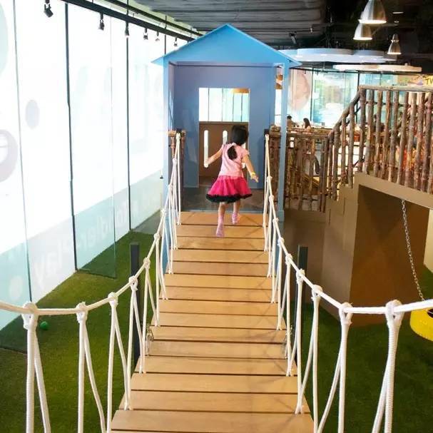 新加坡沉浸式亲子游乐园,新加坡园林儿童游乐区