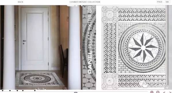 绝美|意大利黑白马赛克拼花，拼出一个顶级艺术“家”