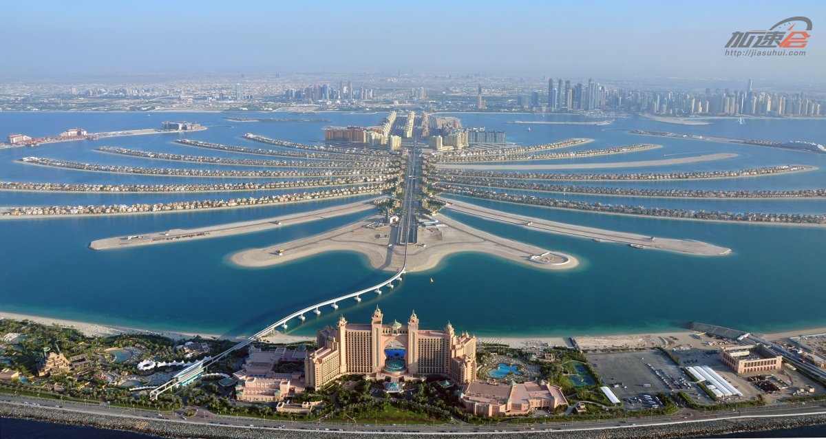 迪拜航拍震撼全景图,迪拜顶级风景图