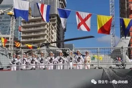 中国海军舰艇访问英国泰晤士河,中国海军震撼全世界