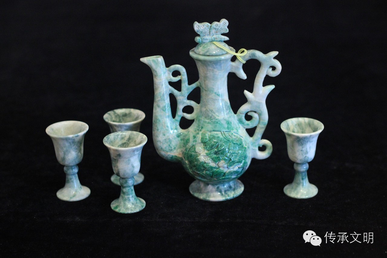 非遗蝴蝶杯,非遗陶瓷杯