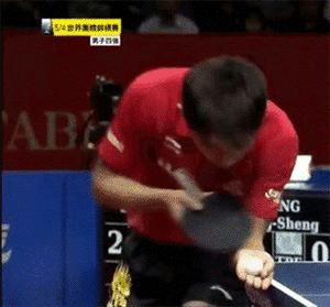 逆旋转发球教学视频慢动作张继科,张继科霸王拧教学直拍