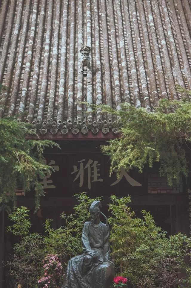 他在这里盖房子时，日本人还没学会唐风