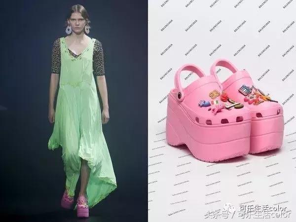 「超厚底洞洞鞋」太浮夸！Balenc*aga最新联名单品又引热议？！