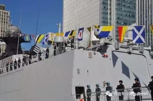 中国海军舰艇访问英国泰晤士河,中国海军震撼全世界