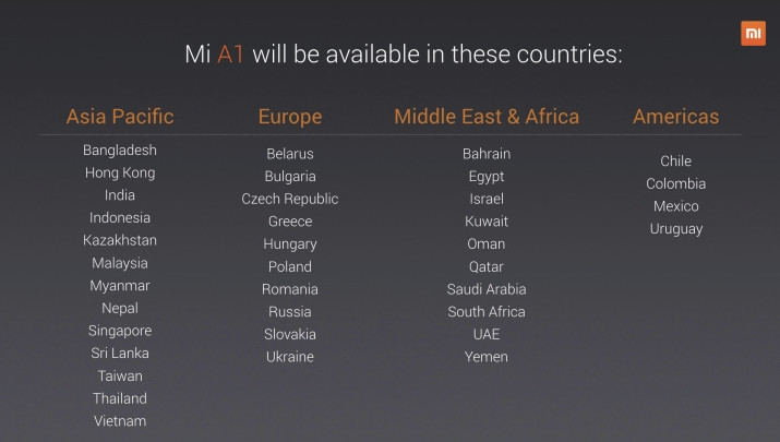 曲线救国？小米A1携手谷歌AndroidOne杀入全球多个市场！