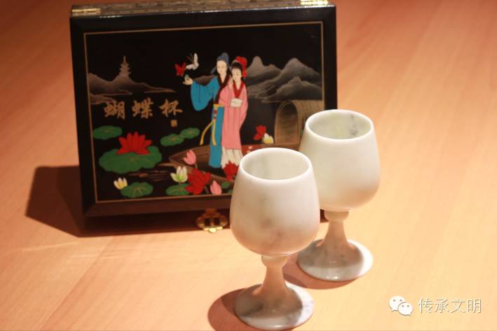 非遗蝴蝶杯,非遗陶瓷杯