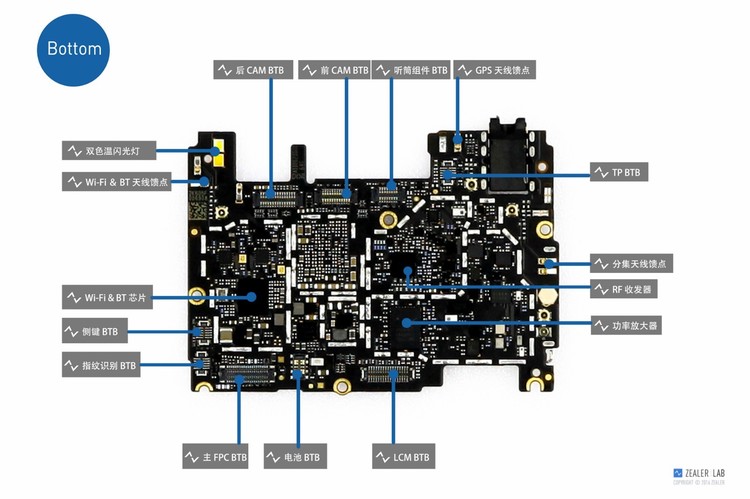 拆解小米手机,小米4s手机拆解