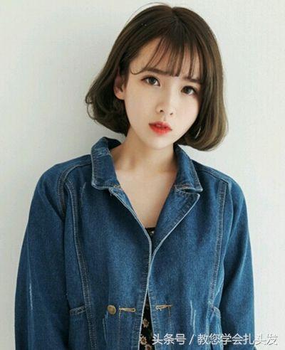 齐刘海发型怎么扎丸子头,扎丸子头适合的刘海发型