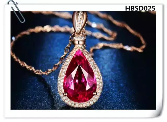 老凤祥红宝石吊坠款式,蓝宝石吊坠经典款式