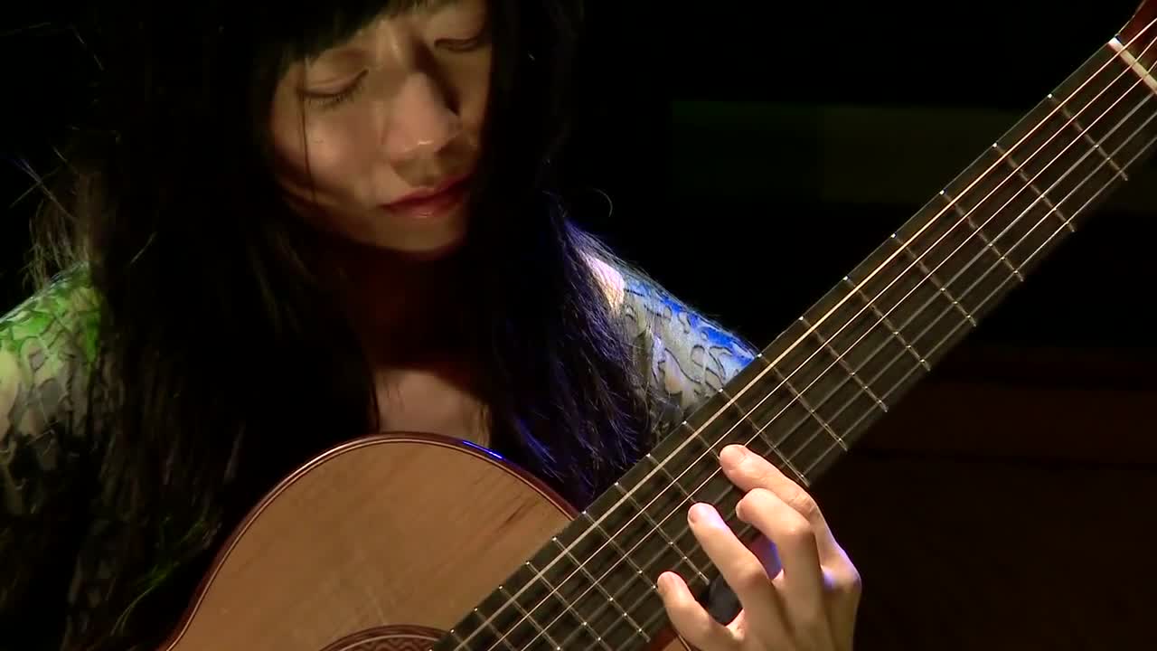 古典吉他大师杨雪霏经典代表作,杨雪菲古典吉他音乐会演奏视频