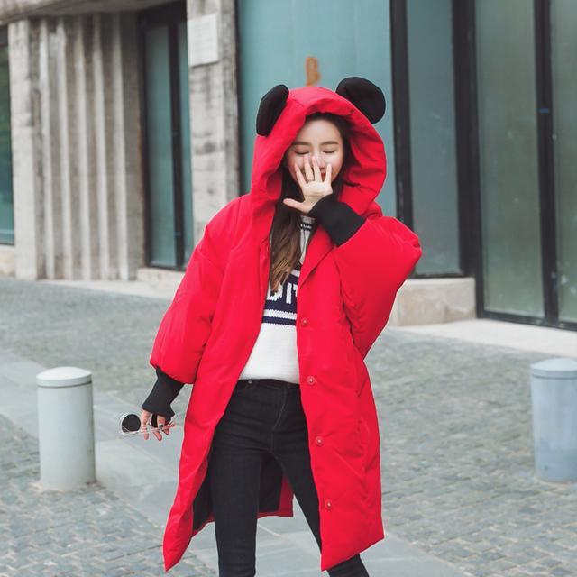 时尚又保暖又洋气的棉服,棉服也能穿出时尚感版型宽松素雅