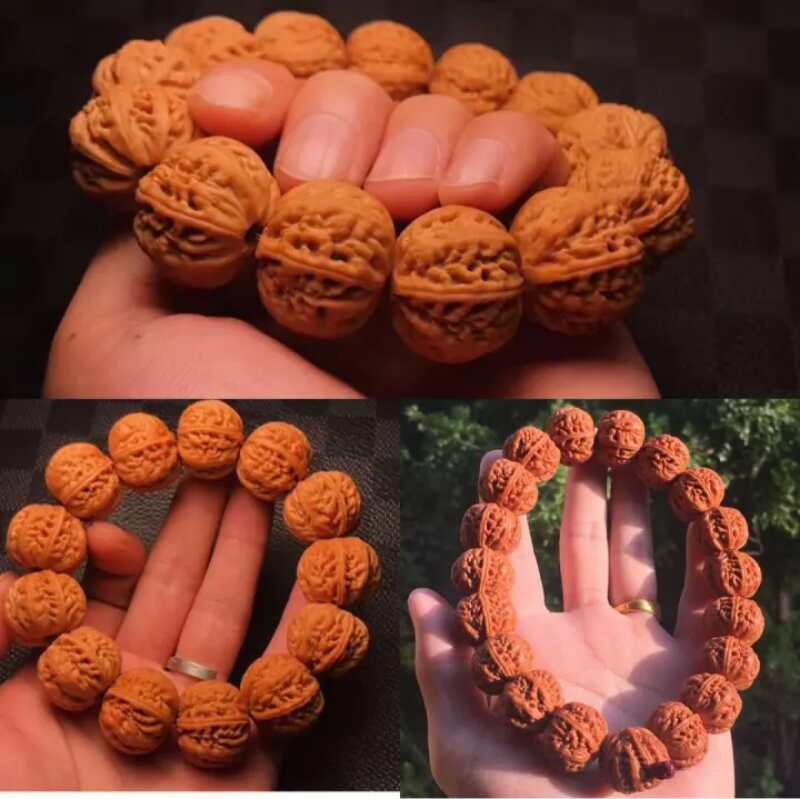 最值得玩的小核桃手串,老核桃手串收藏
