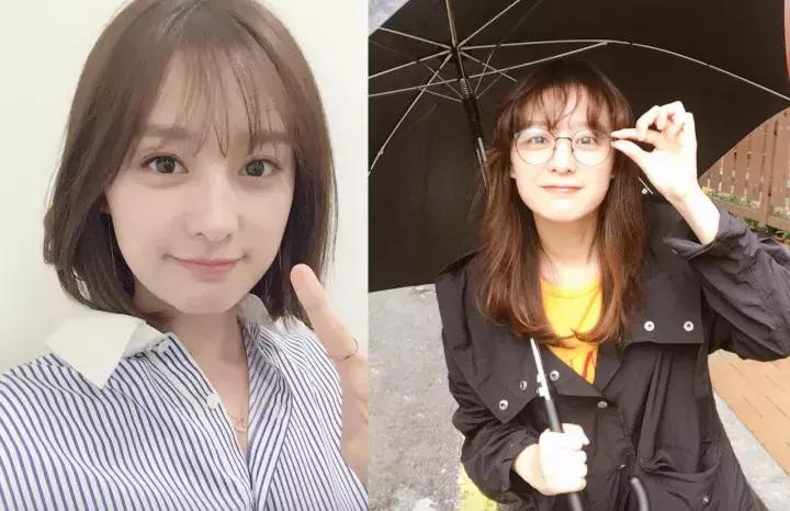 微卷短发修剪,初秋短发扎发