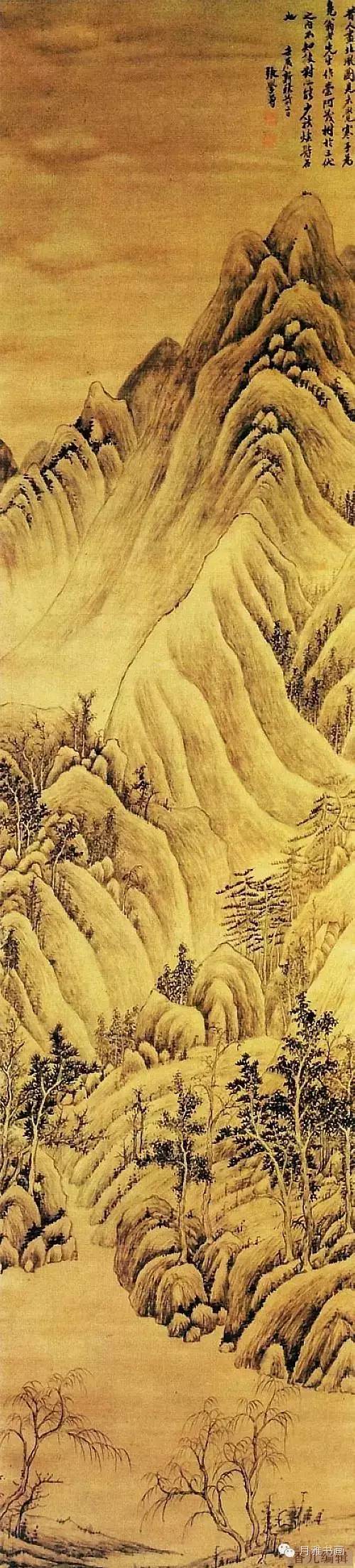 清代龚贤山水画高清大图,清代山水画名家作品欣赏