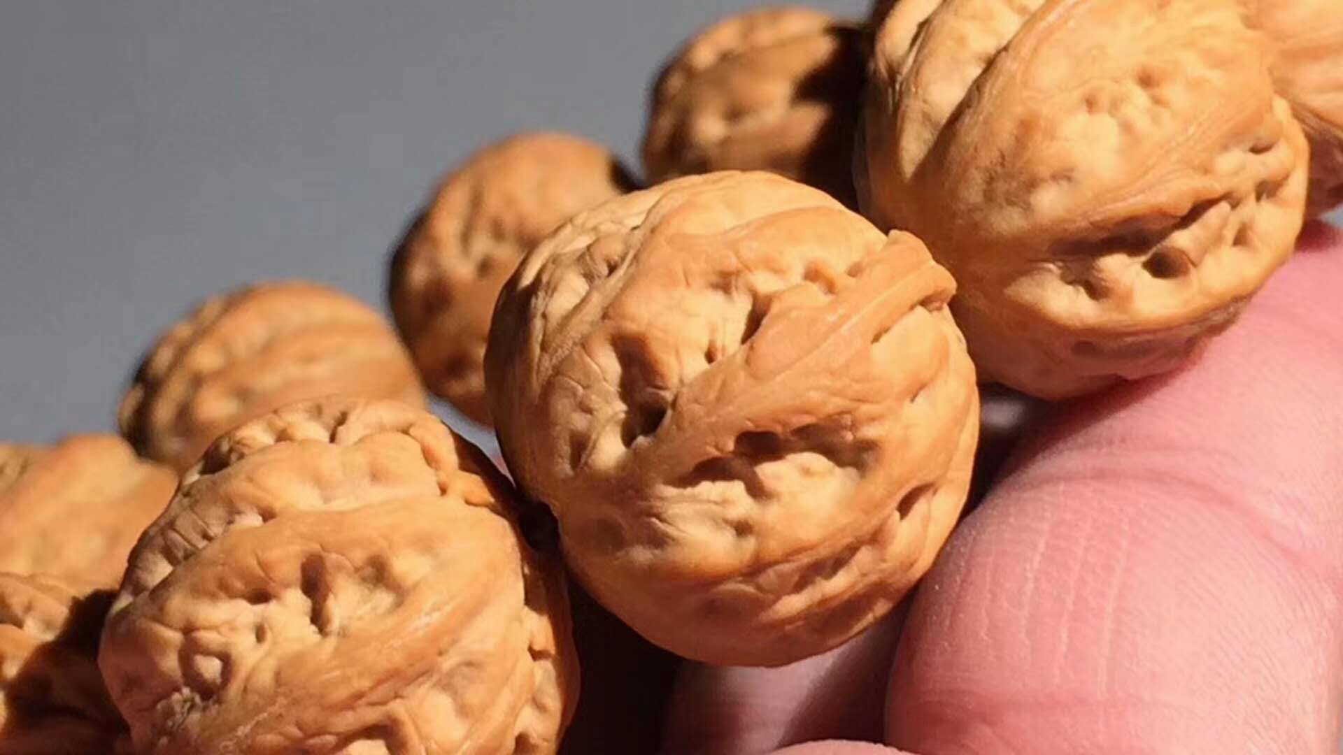 最值得玩的小核桃手串,老核桃手串收藏