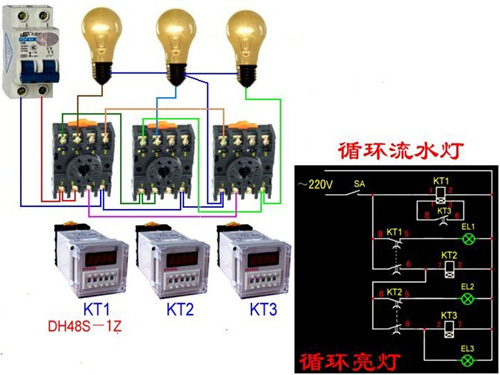 20种电工接线图解,灯开关布线接线方法