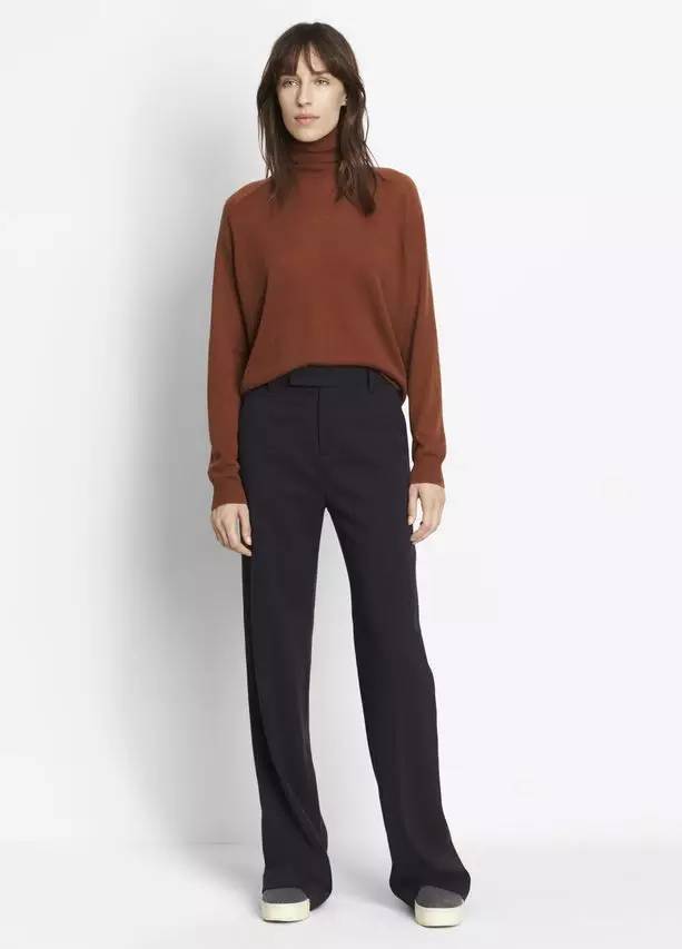 阔腿裤平底鞋,平底鞋阔腿裤搭配图片