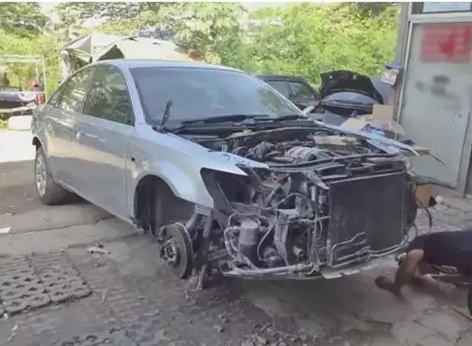 04老款奥迪a6改装现场视频,04老奥迪a6改装案例大全