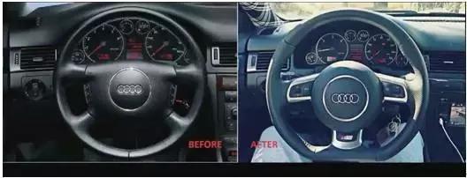 04老款奥迪a6改装现场视频,04老奥迪a6改装案例大全