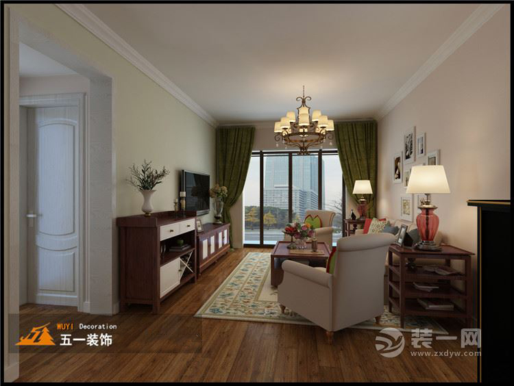 合肥华邦繁华里92平新家半包4.5万，实拍美式入住效果，附设计图