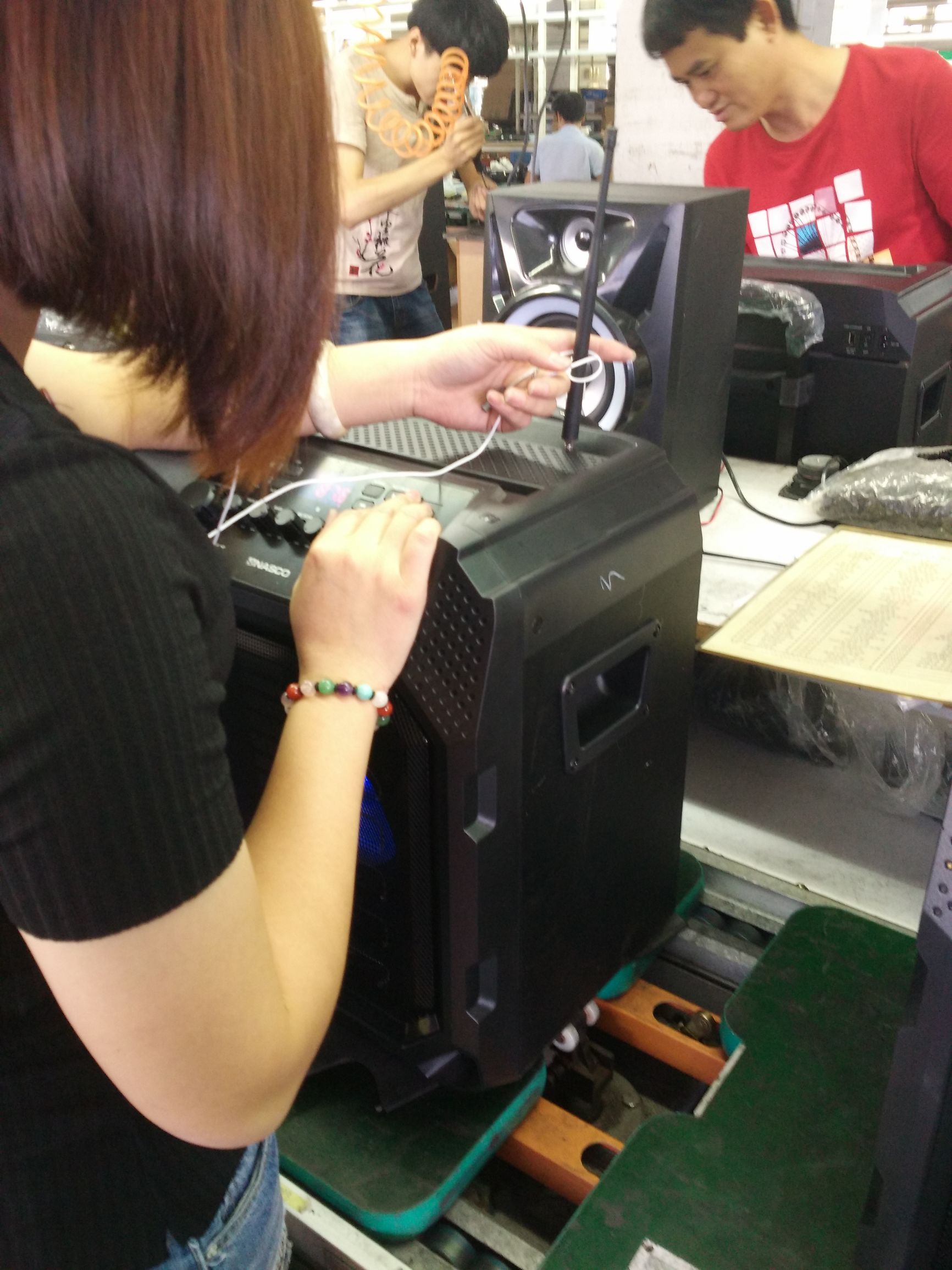 拉杆音箱制作过程,拉杆音响制作图解