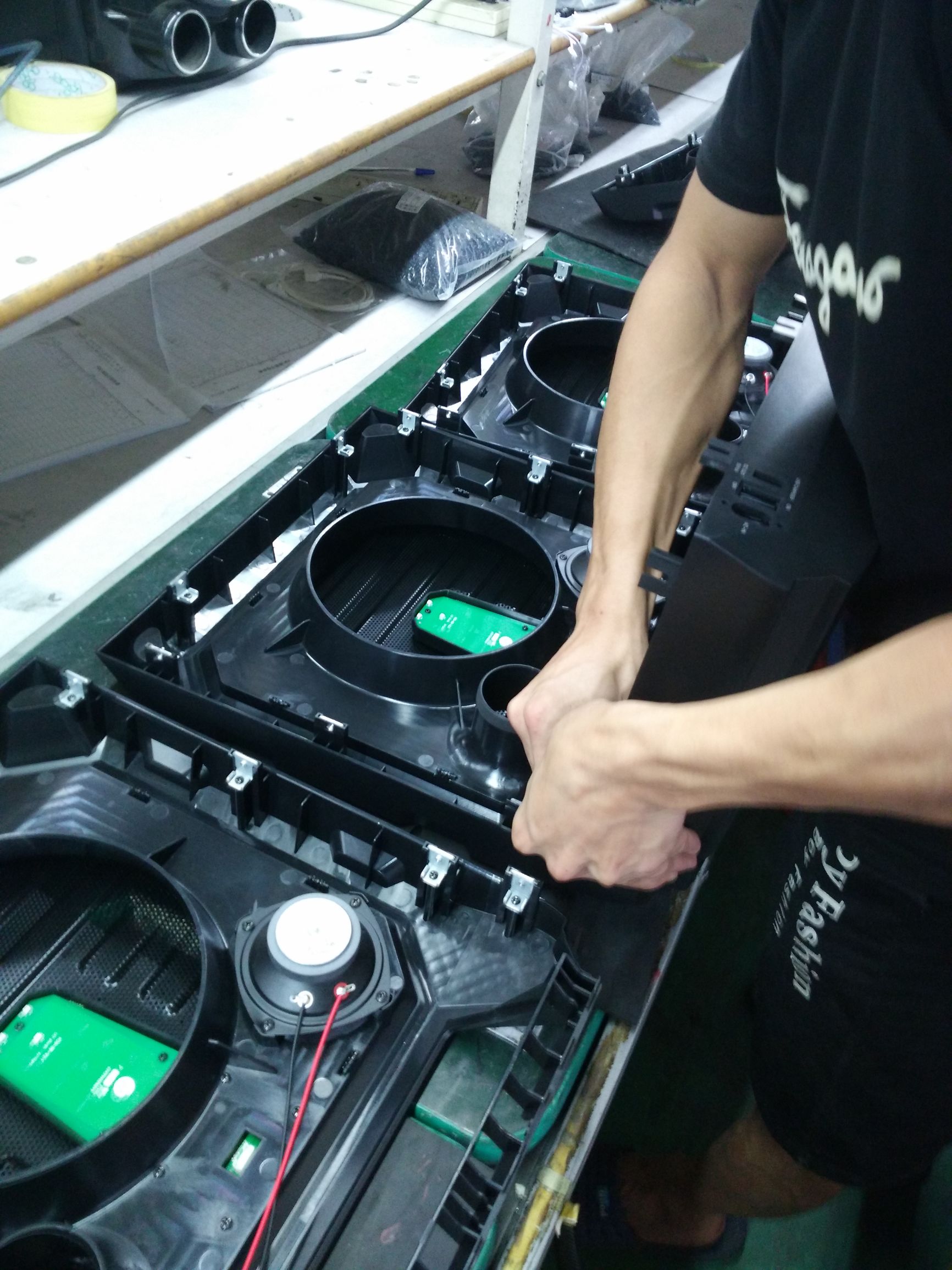 拉杆音箱制作过程,拉杆音响制作图解