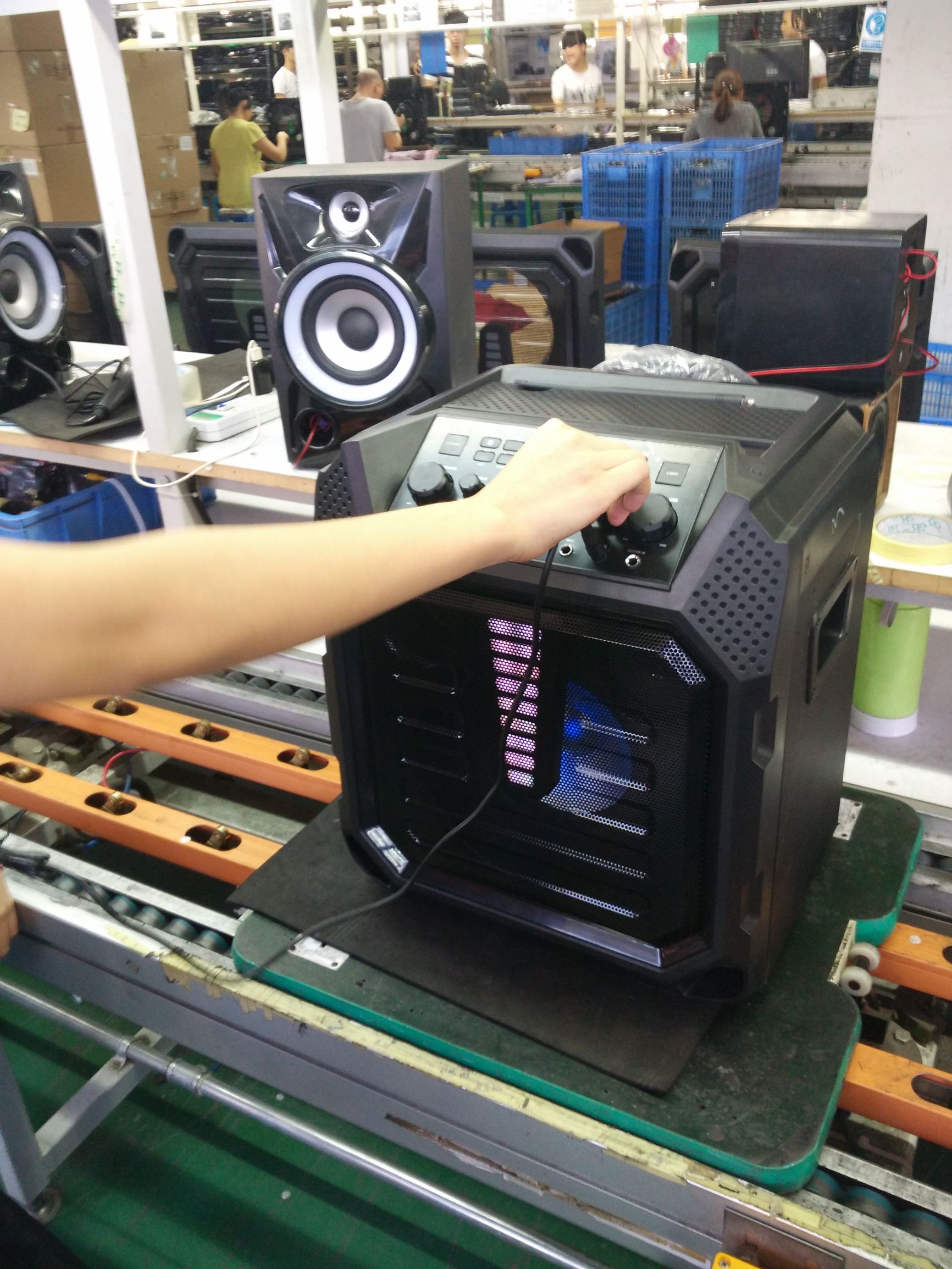 拉杆音箱制作过程,拉杆音响制作图解