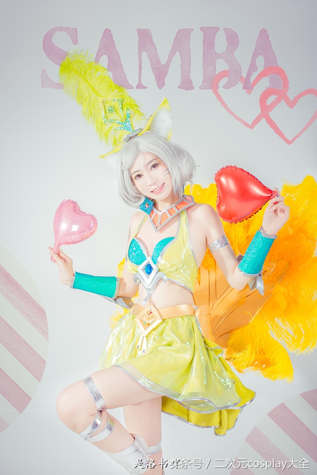 美女小姐姐cos妲己热情桑巴,王者荣耀夏日游戏节妲己cos