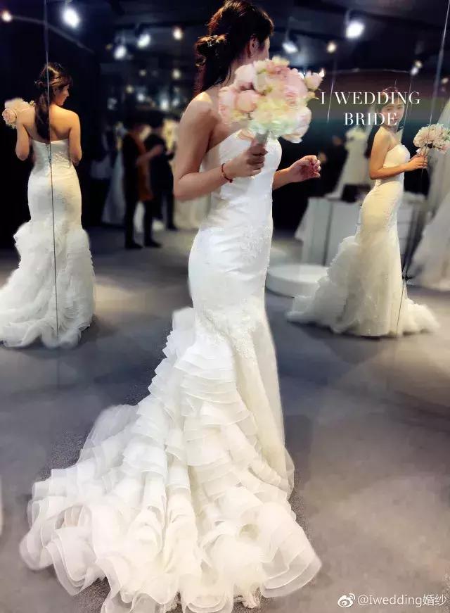 大拖尾婚纱适合矮个子女生吗,谁说矮就不能穿搭